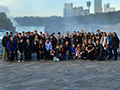  Ken-Ton and German students pose in front of Niagara Falls